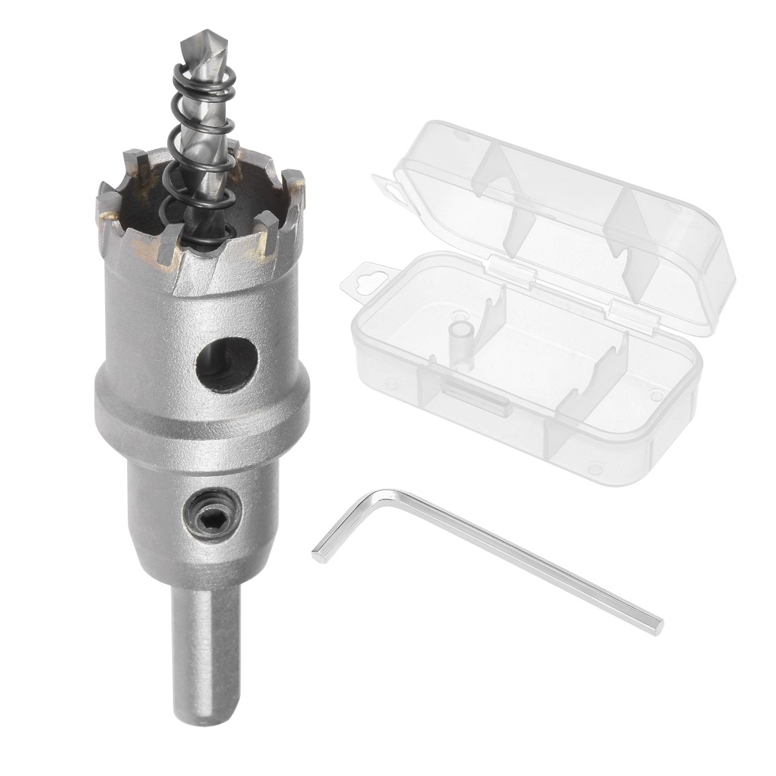 Carbide Hole Saw Cutter Drill Bit for Stainless Steel Alloy, 27mm gallery