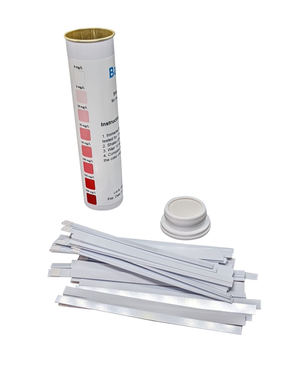 Iron Test Strip 0-500 PPM for Measuring aqueous Fe2+ (Ferrous) Iron in Water ... gallery