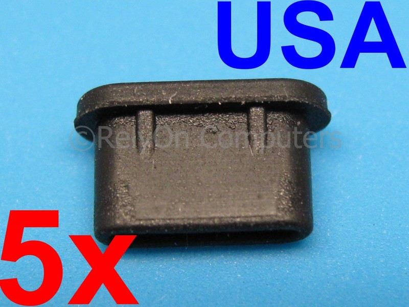 NEW 5-10 pcs Anti Dust Plug USB/Type-C/MicroUSB Silicone Cover for Charging Port gallery