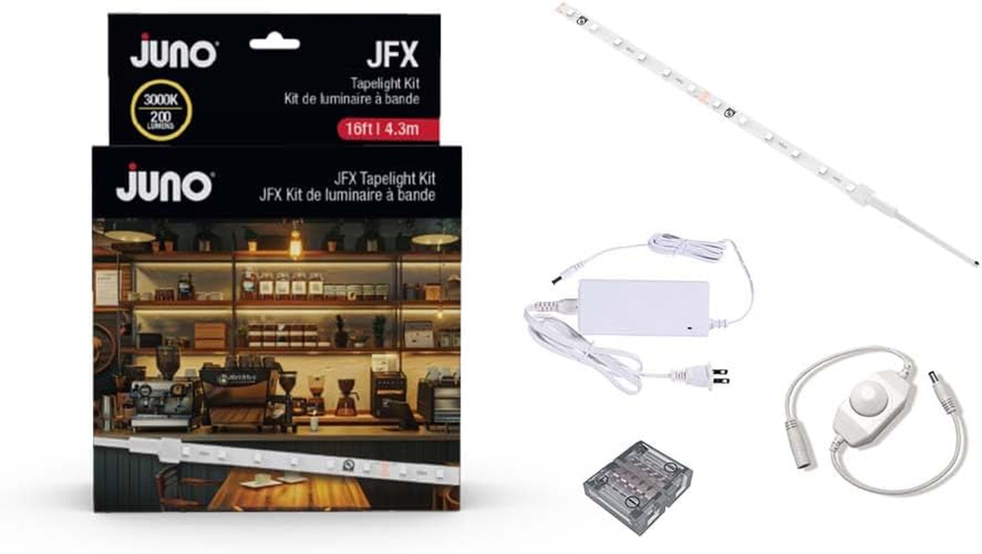 JFX LED Tapelight Starter Kit, 16 Foot Neutral White LED Strip Light, Flexible u gallery