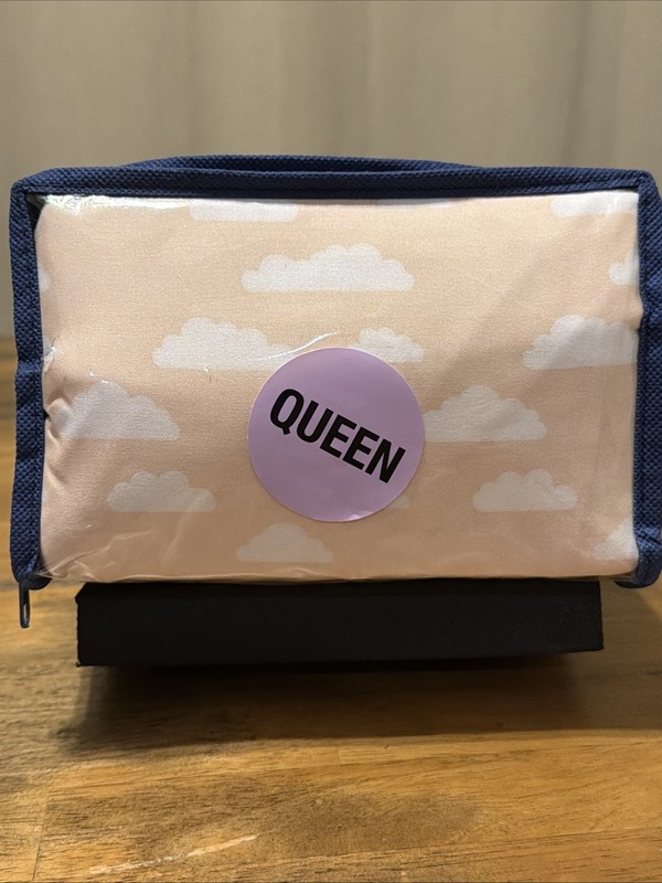 NIP Serta Perfect Sleeper Peach w/Clouds 6 Piece Queen Perfect Cool Sheet Set gallery