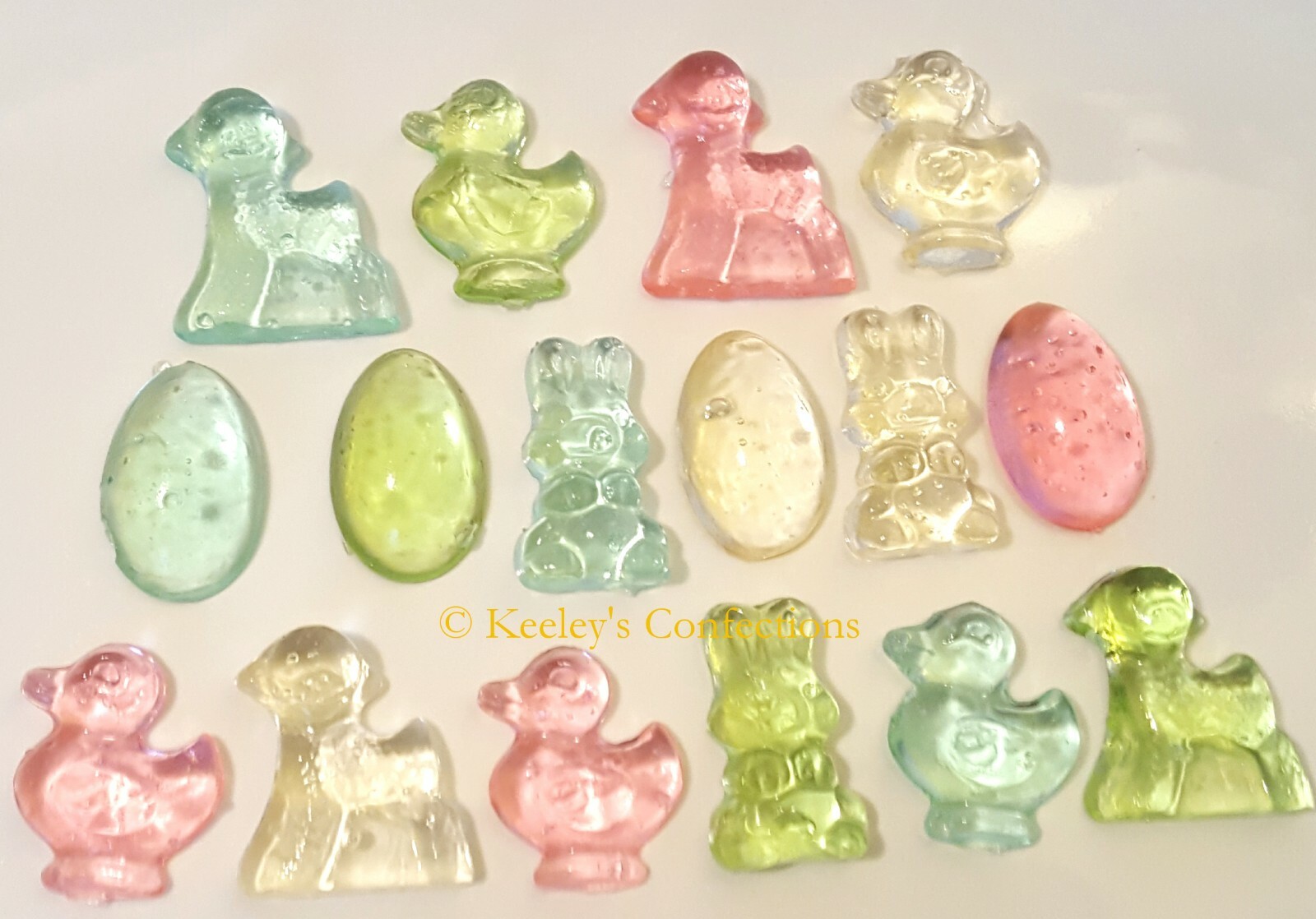 Easter Mix Bite Sized Clear Toy Candy Edible Hard Candy Cupcake Topper, Cake Dec gallery