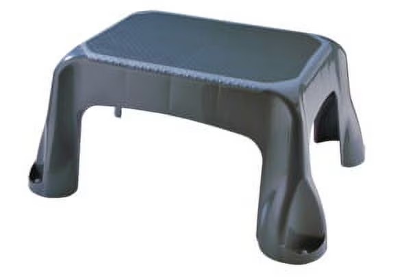 Rubbermaid Step Stool In Mold Tread 1 Step, Gray gallery