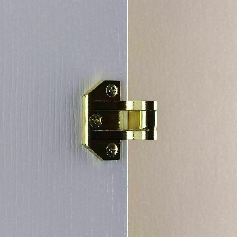 Door Security Guard Lock Bright Brass Heavy-Duty Defiant Home Improvement gallery