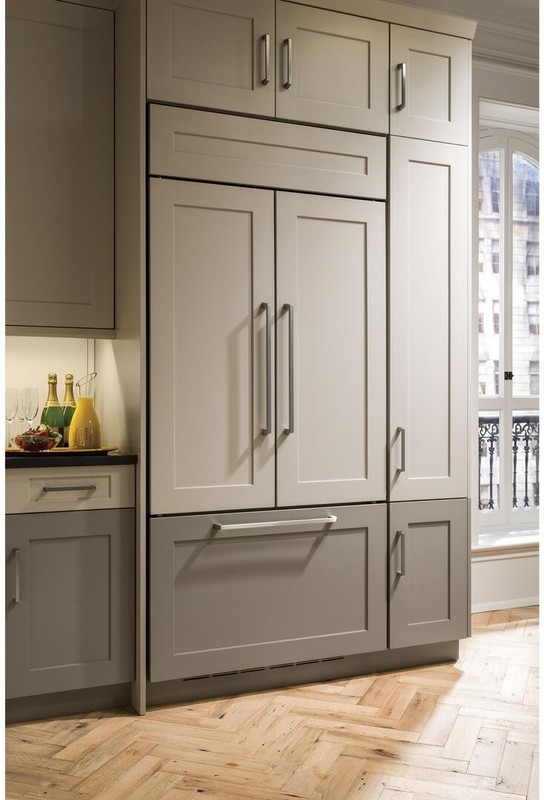 GE Monogram ZIP360NN 36" Built-In Panel Ready French Door Refrigerator gallery