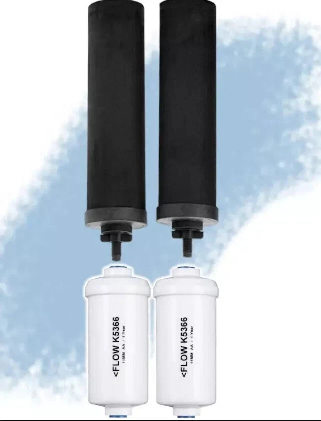 Authentic Black Berkey Filters & PF-2 Fluoride Filters Combo BRAND NEW gallery