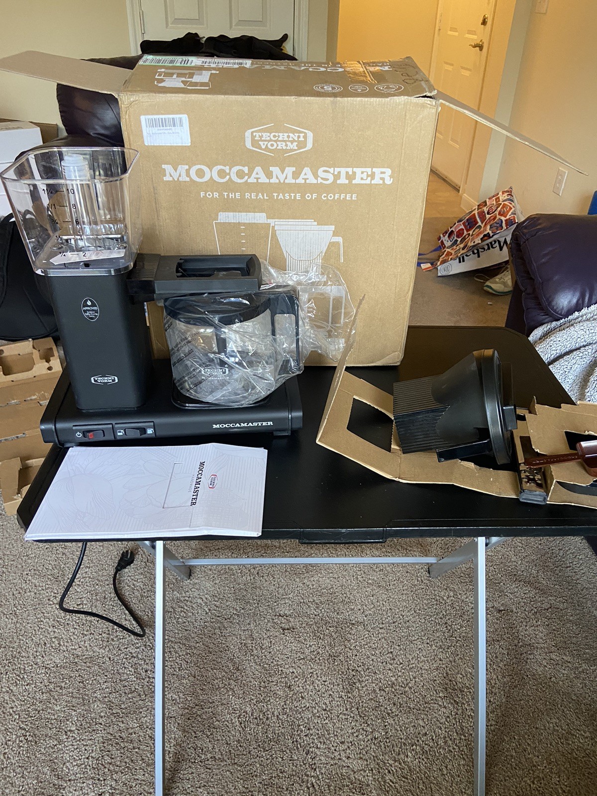 Technivorm MOCCAMASTER KBGV Coffee Maker Machine Matte Black 53948 gallery