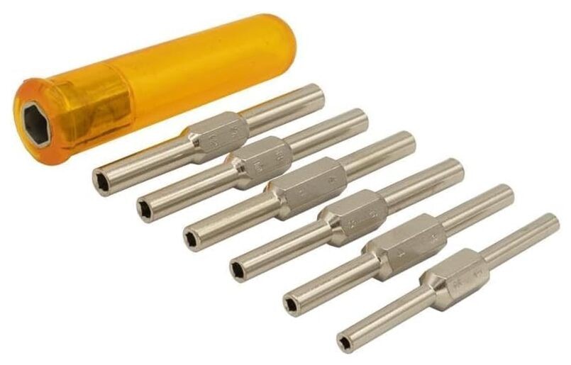 Clock Winding & Let Down Release Tool (Sizes 2.5-5.75mm) - Mainspring Let Down