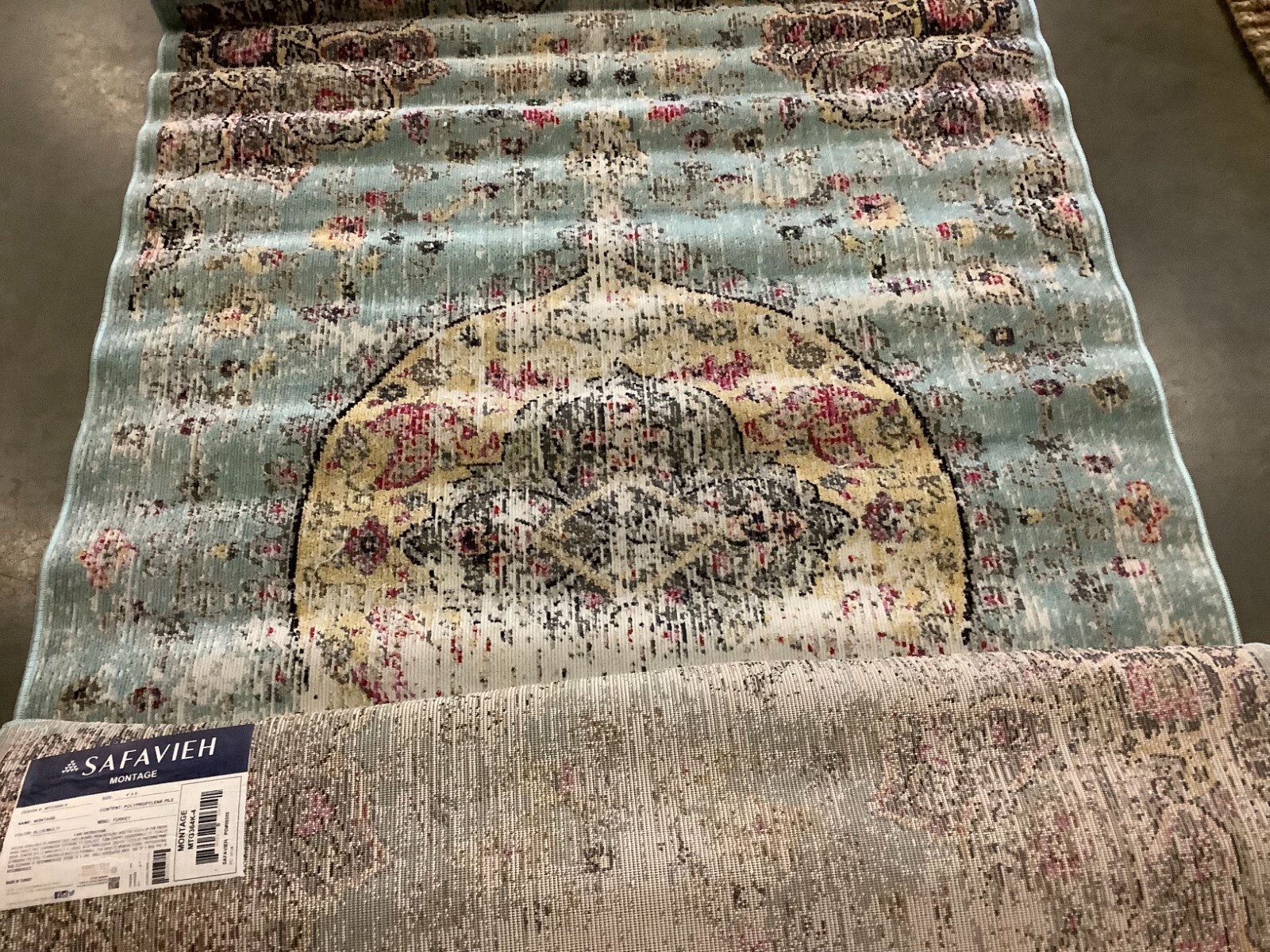 BLUE / MULTI 4'-0" x 6'-0" Flaw in Rug, Reduced Price 1172673366 MTG364K-4 gallery