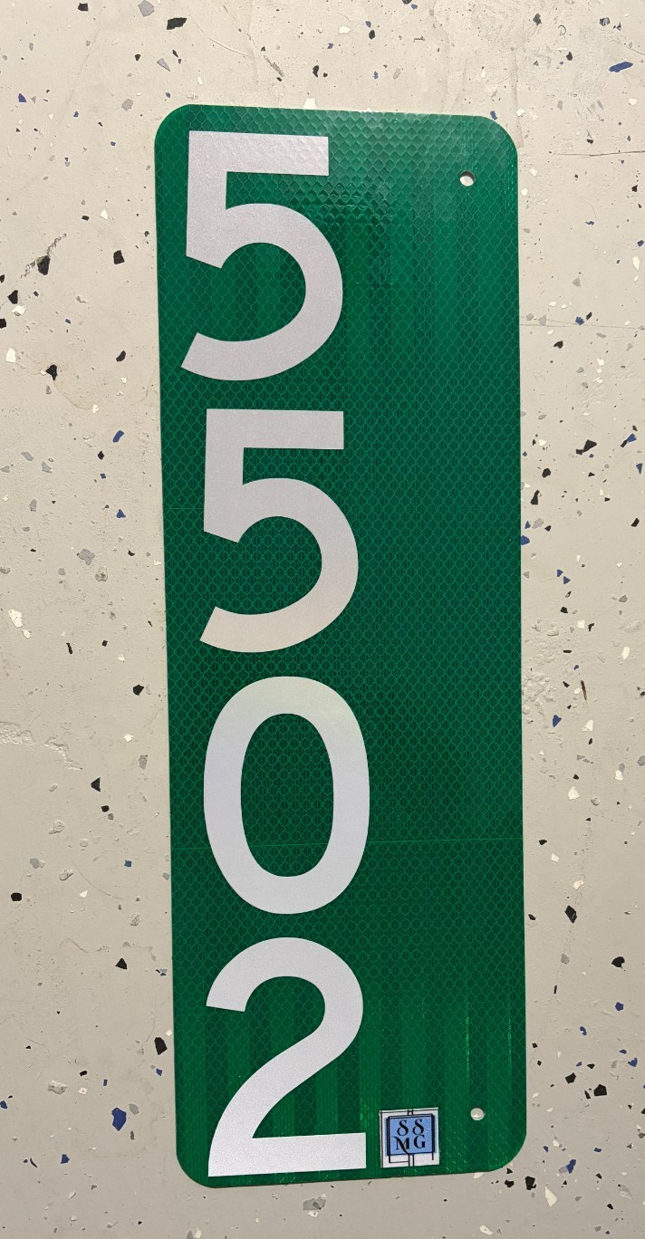 3M HIP 911 Reflective Address Mailbox Sign By SSMG gallery