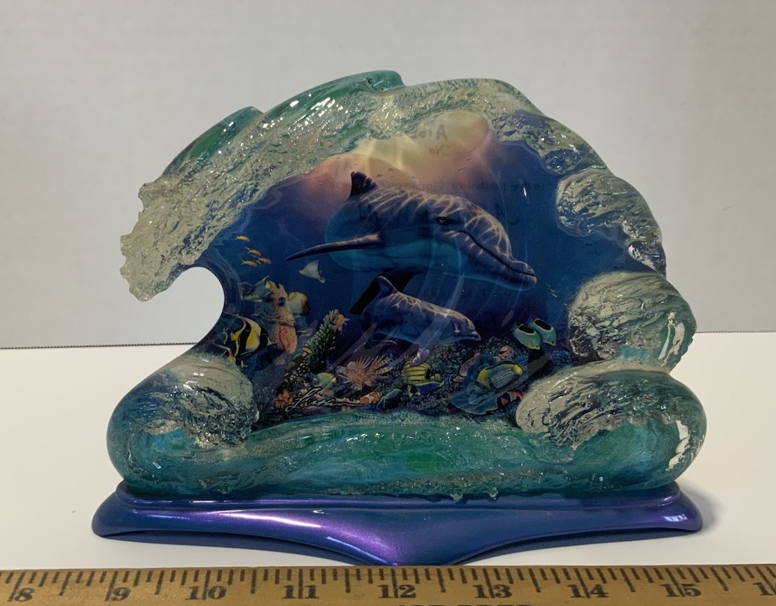 Christian R Lassen A Perfect World Dolphins Leap Of Faith Bradford Exchange 2003 gallery
