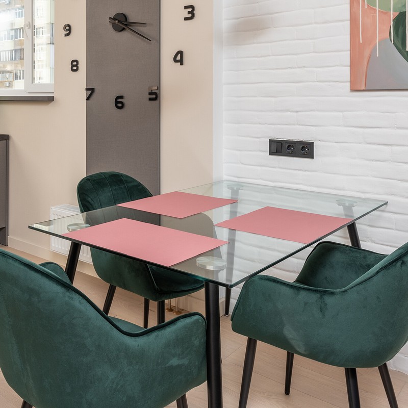 Rectangle Glass Table Top Clear Tempered 1/2" Inch Thick with Flat Polished Edge gallery
