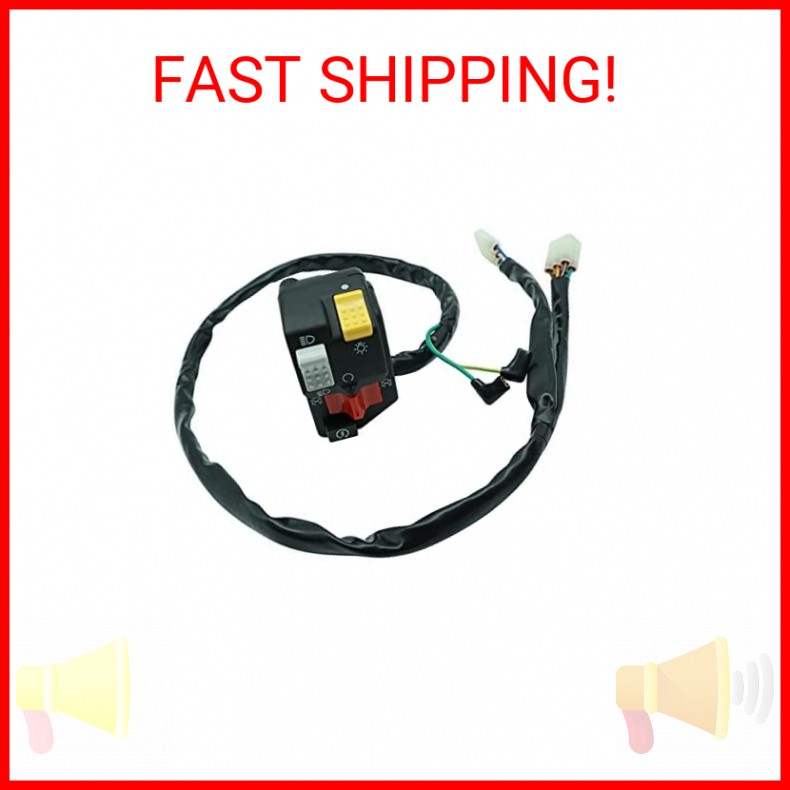 M MATI Left Handlebar Button Start Stop Kill Headlight Switch for Honda TRX400EX