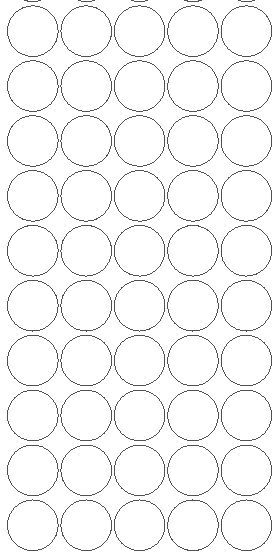 1/2" Black Dots Round Vinyl Color Coded Inventory Label Stickers Half Inch Dot gallery