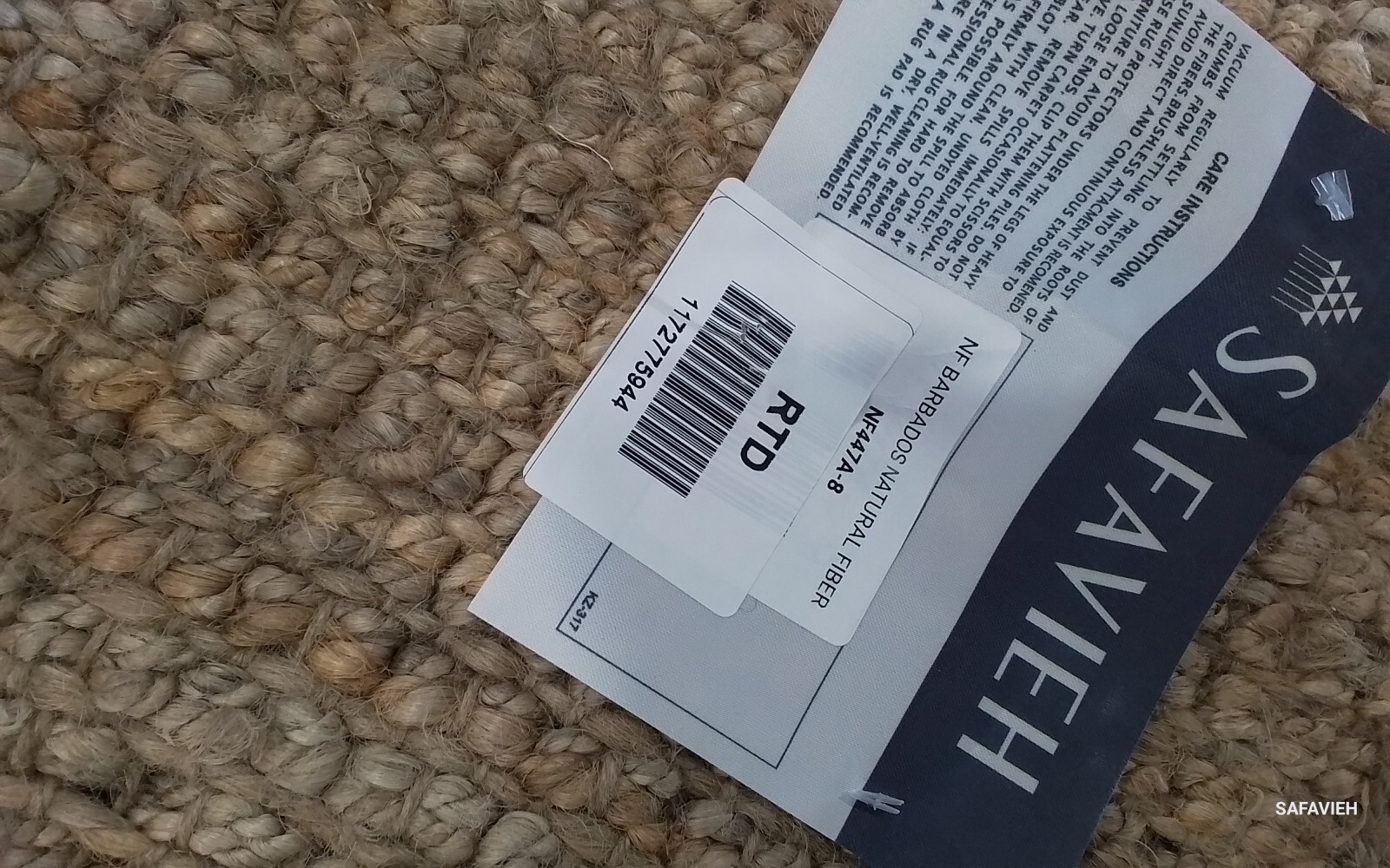 NATURAL 8'-0" x 10'-0" Broken Thread Rug, Reduced Price 1172775944 NF447A-8 gallery