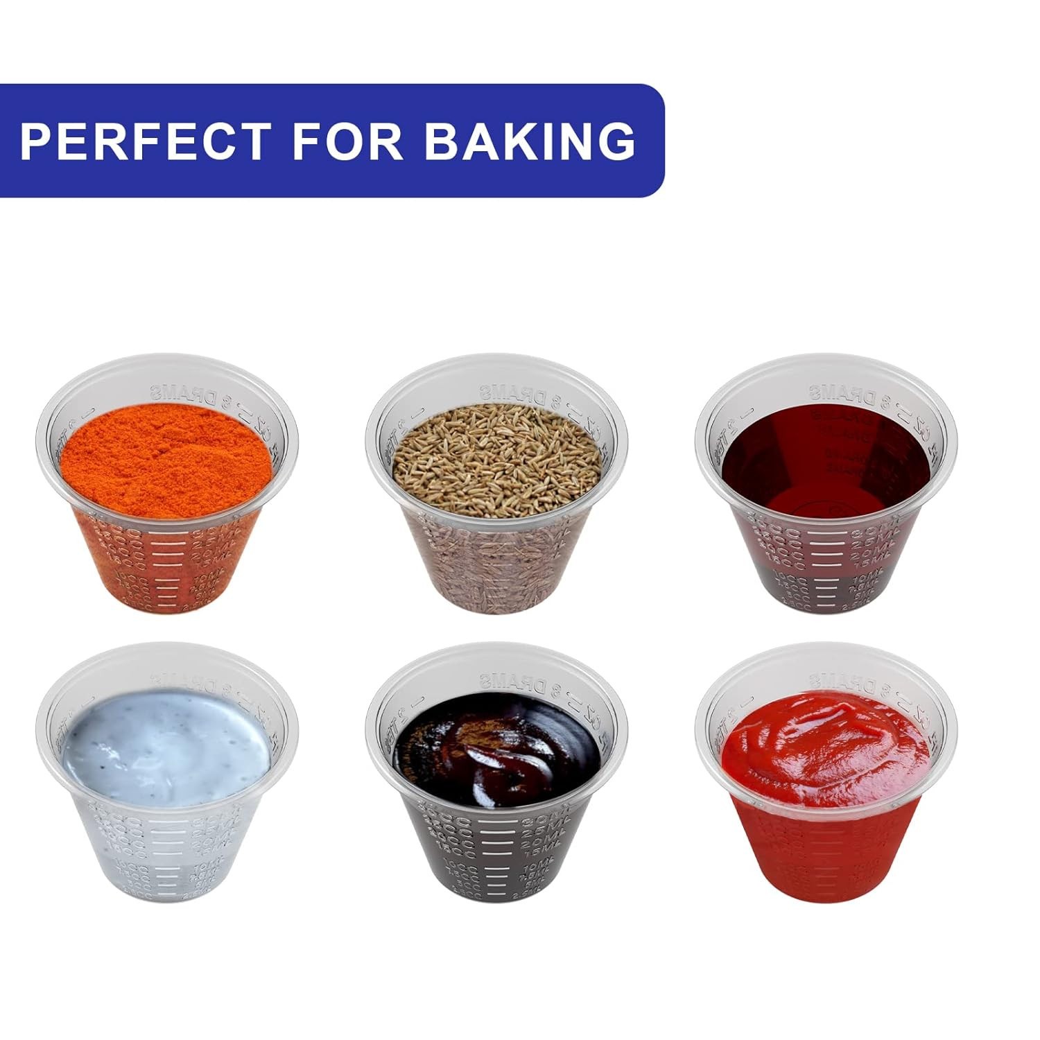 Disposable Medicine Cups Graduated Bulk Pack of 100 Small Plastic Measuring Cup gallery