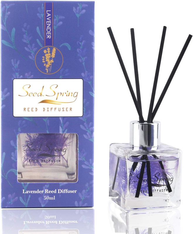 Reed Diffuser Set with Sticks Lavender Aromatherapy Oil Scent Diffuser for Home gallery