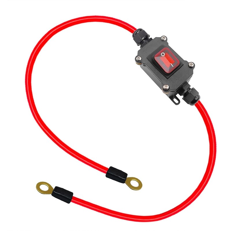 25A Dual Side DPST Inline Switch - Compact Waterproof Power Control for Vehicles gallery
