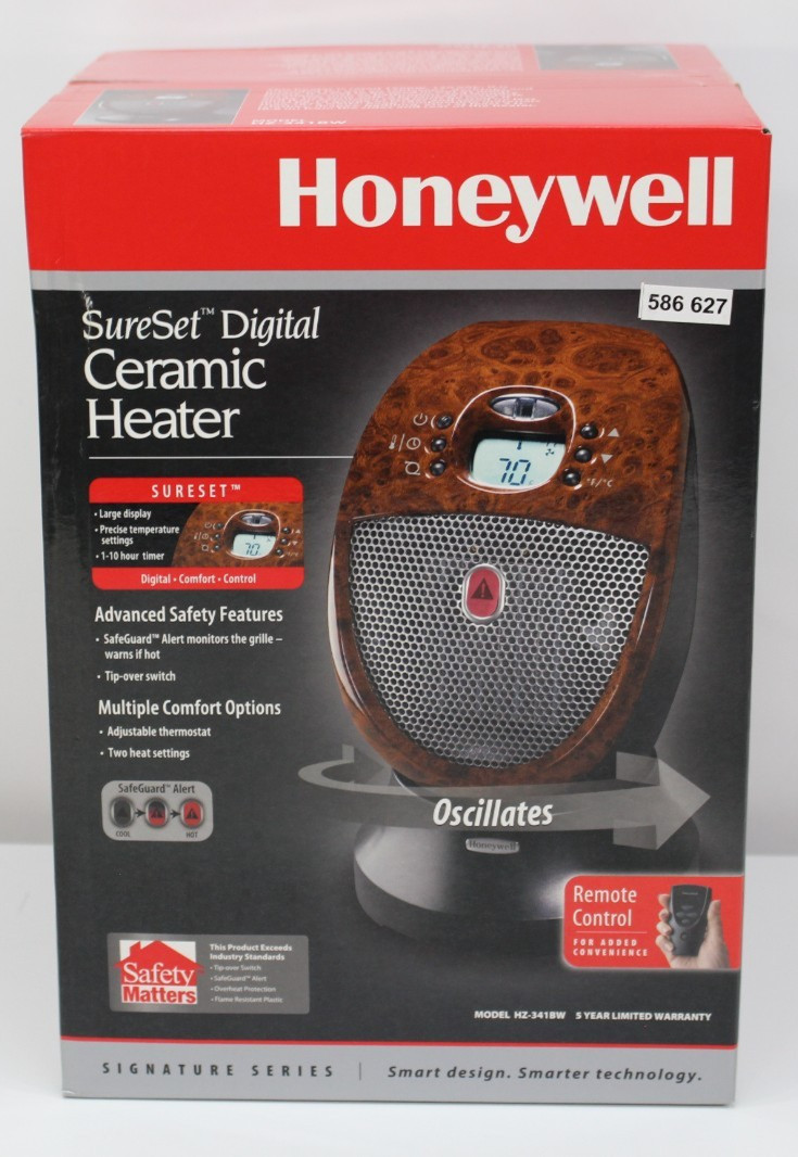 NOS Honeywell SureSet Digital Ceramic Heater Signature Series Remote Control Y2K gallery