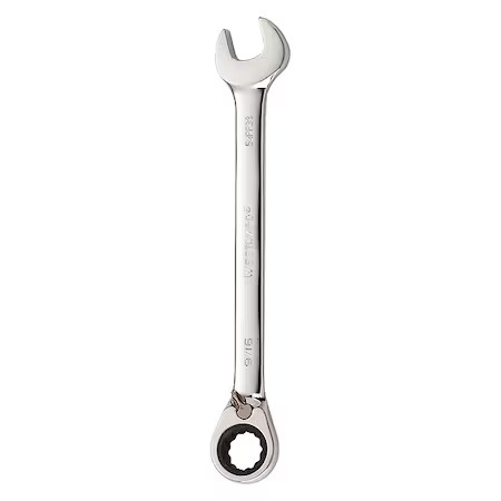Westward 54Pp38 Ratcheting Combination Wrench, Sae, 7 1/2 In Length, 9/16 In gallery
