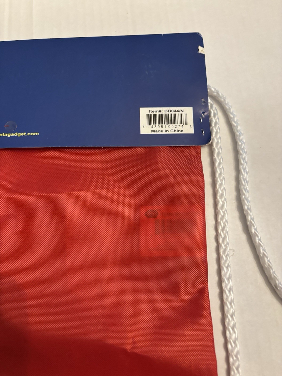 Sodus Point, NY Red Drawstring Backpack  4
