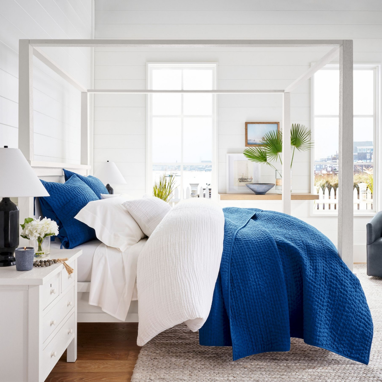 Pottery Barn 400-Thread-Count Organic Percale Sheet Set Queen gallery