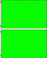 (2 pack lot) 2×3 Neon Green Solid Plain Blank Color Flag 2’x3′ Banner Grommets