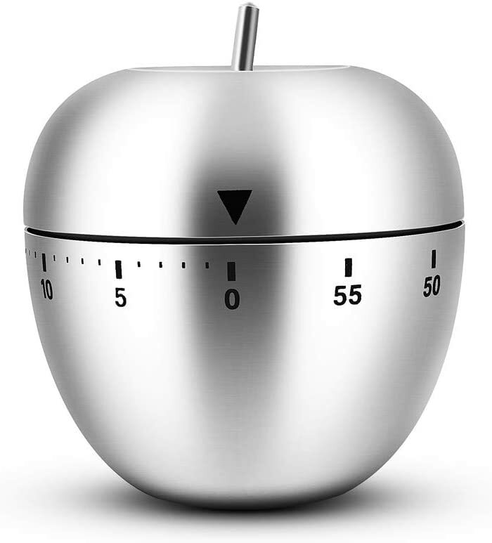 Apple Stainless Steel 60-Minute Kitchen Timer gallery