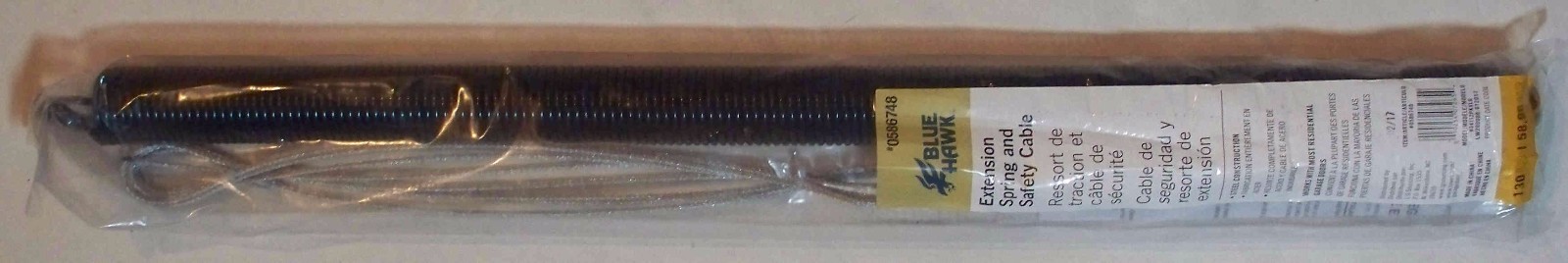 Blue Hawk 130lb Garage Door Extension Spring & Cable 0586748 - Mix & Save on 2+ gallery