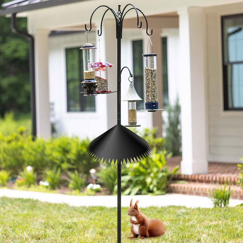 Around-wrap Squirrel Baffles 19'' Bird Feeder Squirrel Proof Baffle gallery