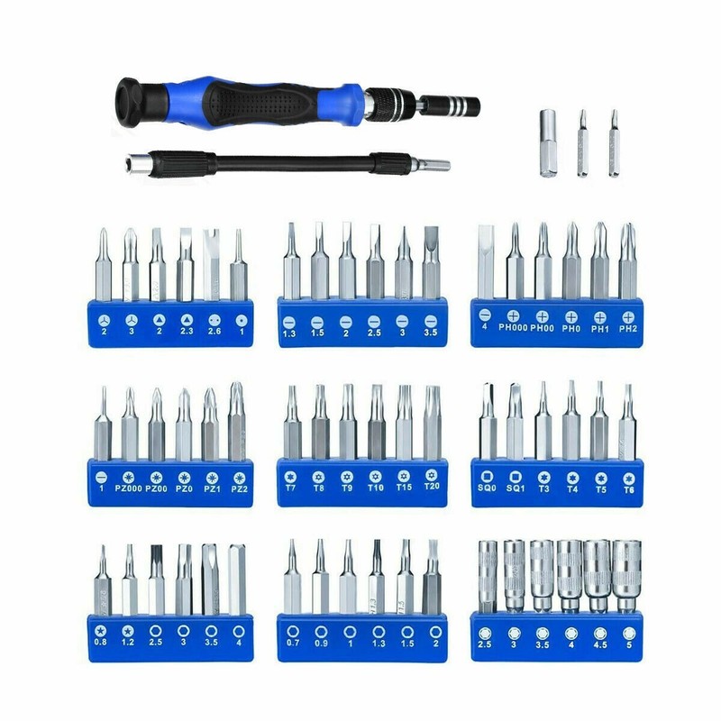 63 in 1 Precision Screwdriver Set Computer Repair Tool Kit Acssart Magnetic Bit gallery
