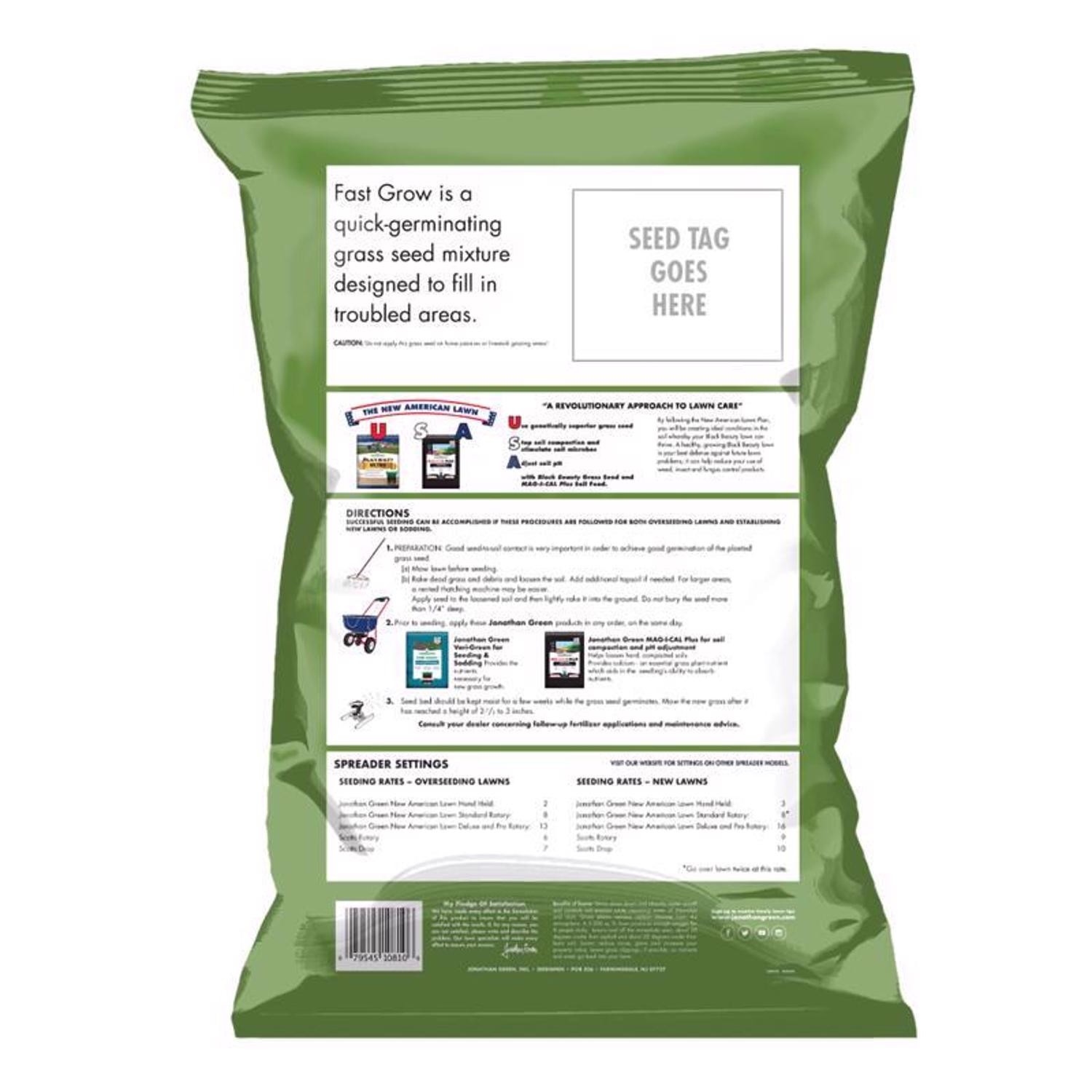 Jonathan Green Fast Grow Mixed Sun or Shade Grass Seed 25 lb gallery