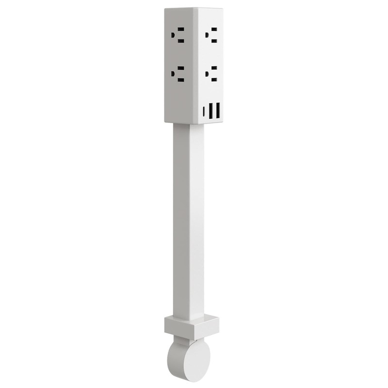 Telescoping Outlet Extender 360° Rotating Socket Expander 6 Outlets 3 USB Ports gallery