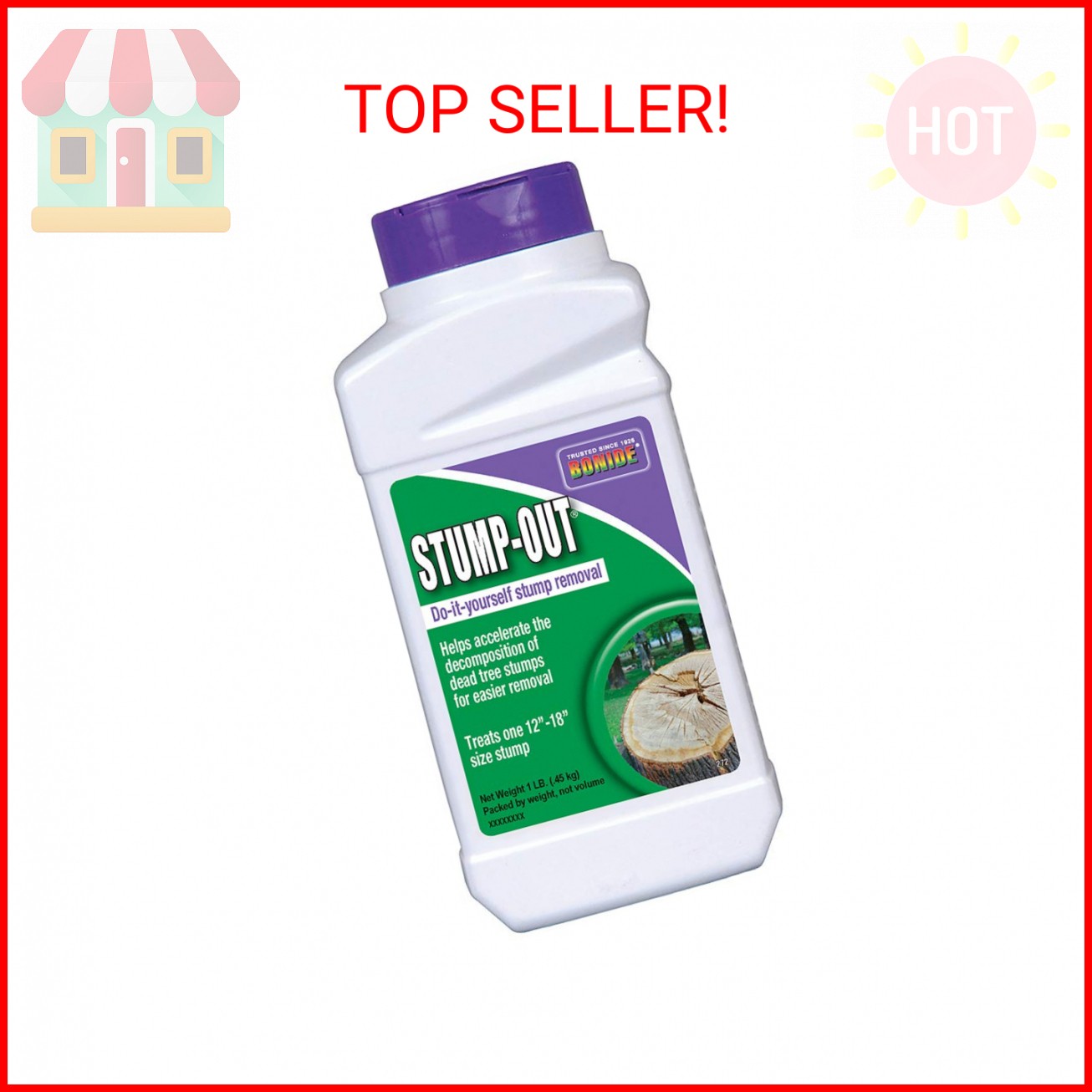 Bonide Stump-Out Granules, Do-it-Yourself At Home Stump Removal Pellets, 1 lb. F gallery