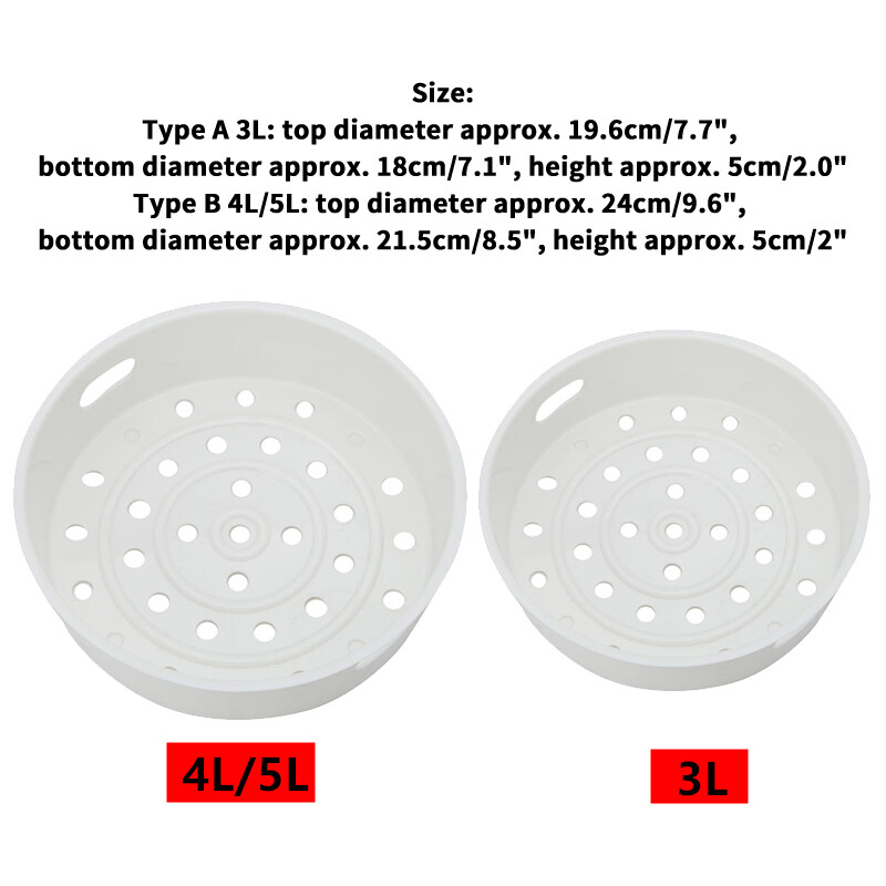 3-4/5L Steamer Steaming Rack Stand Steam Basket for Rice Cooker Warmer Cookware gallery
