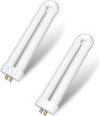 2 Pack 15W Bug Zapper Replacement Bulb 4 Pin FUL15W-BL UV Insect Lamp