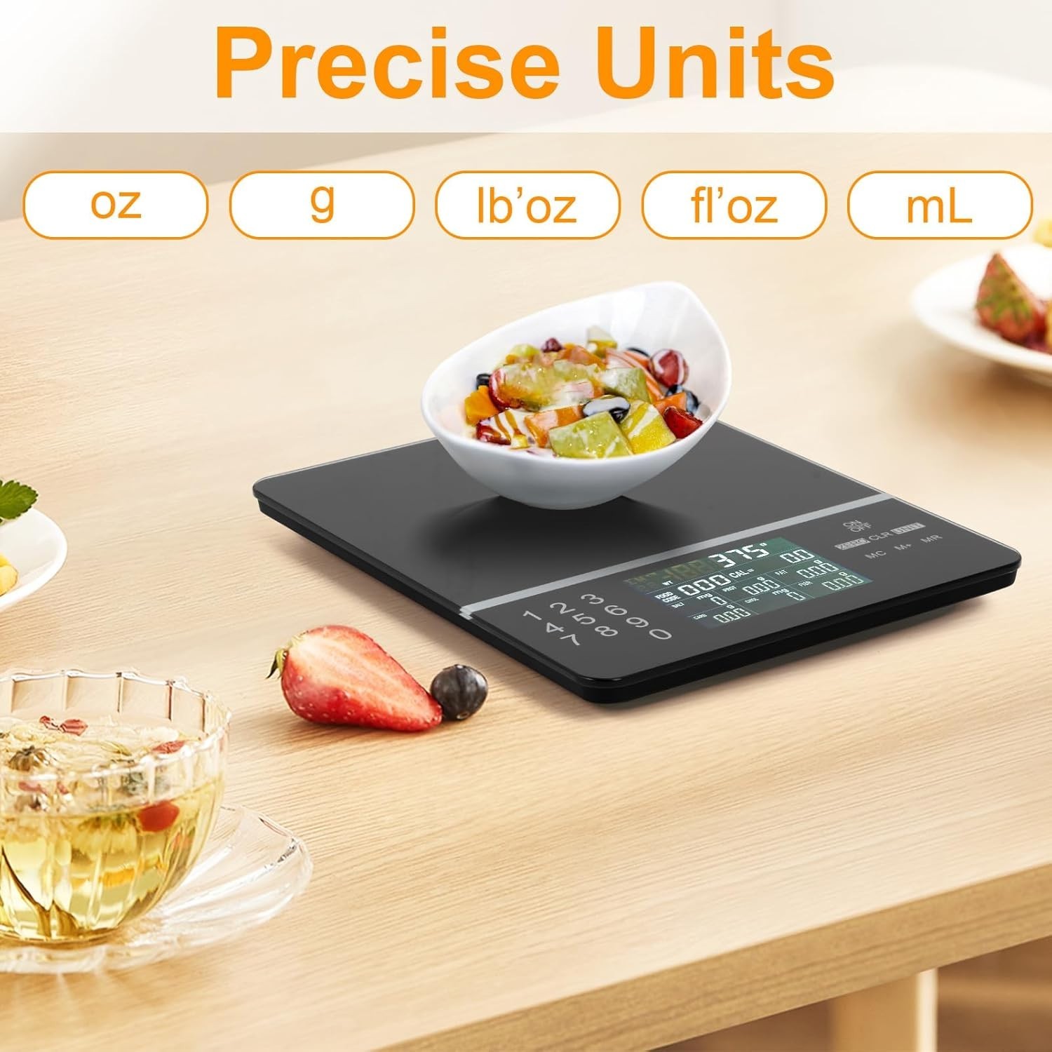 Digital Food Scale with Nutritional Calculator LCD Kitchen Scale Calorie Counter gallery