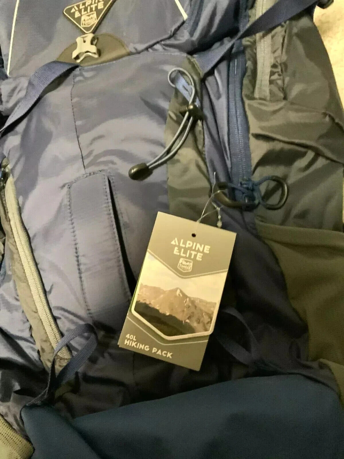 Timber Ridge 40L Alpine Elite Backpack Durable Lightweight Hiking Daypack 4