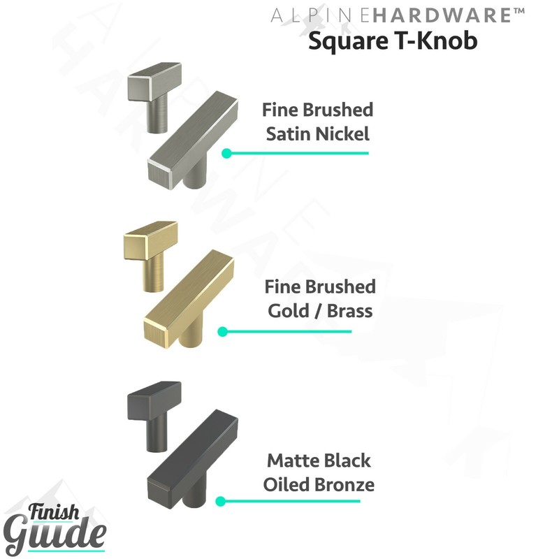 Kitchen Cabinet Bar Handle Pulls (T-Bars and T-Knobs) gallery