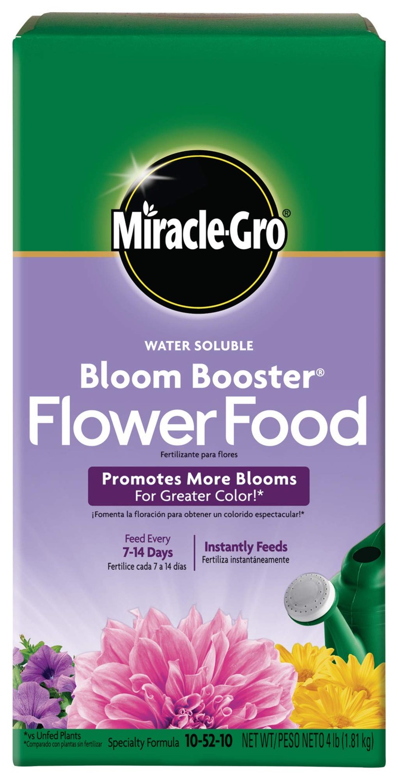 Miracle-Gro Water Soluble Bloom Booster Flower Food Fertilizer - 4 lb. gallery