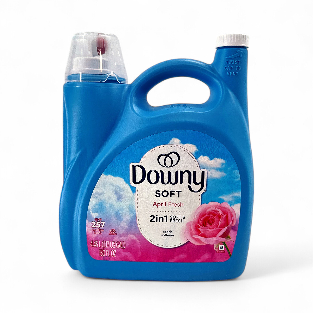 Downy Soft & Fresh Liquid Fabric Softener 2in1 April Fresh 257 loads, 150 fl oz gallery