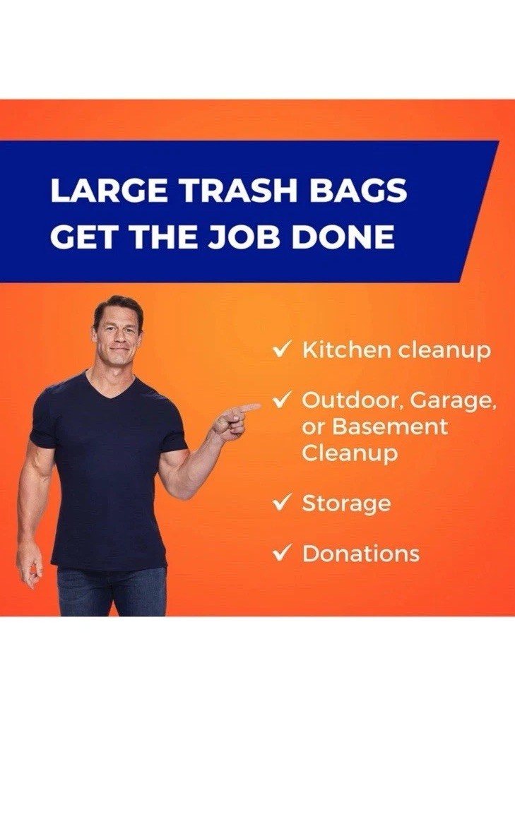 Hefty Ultra Strong Drawstring Trash Bags, Unscented 33 gal., 90 ct. gallery
