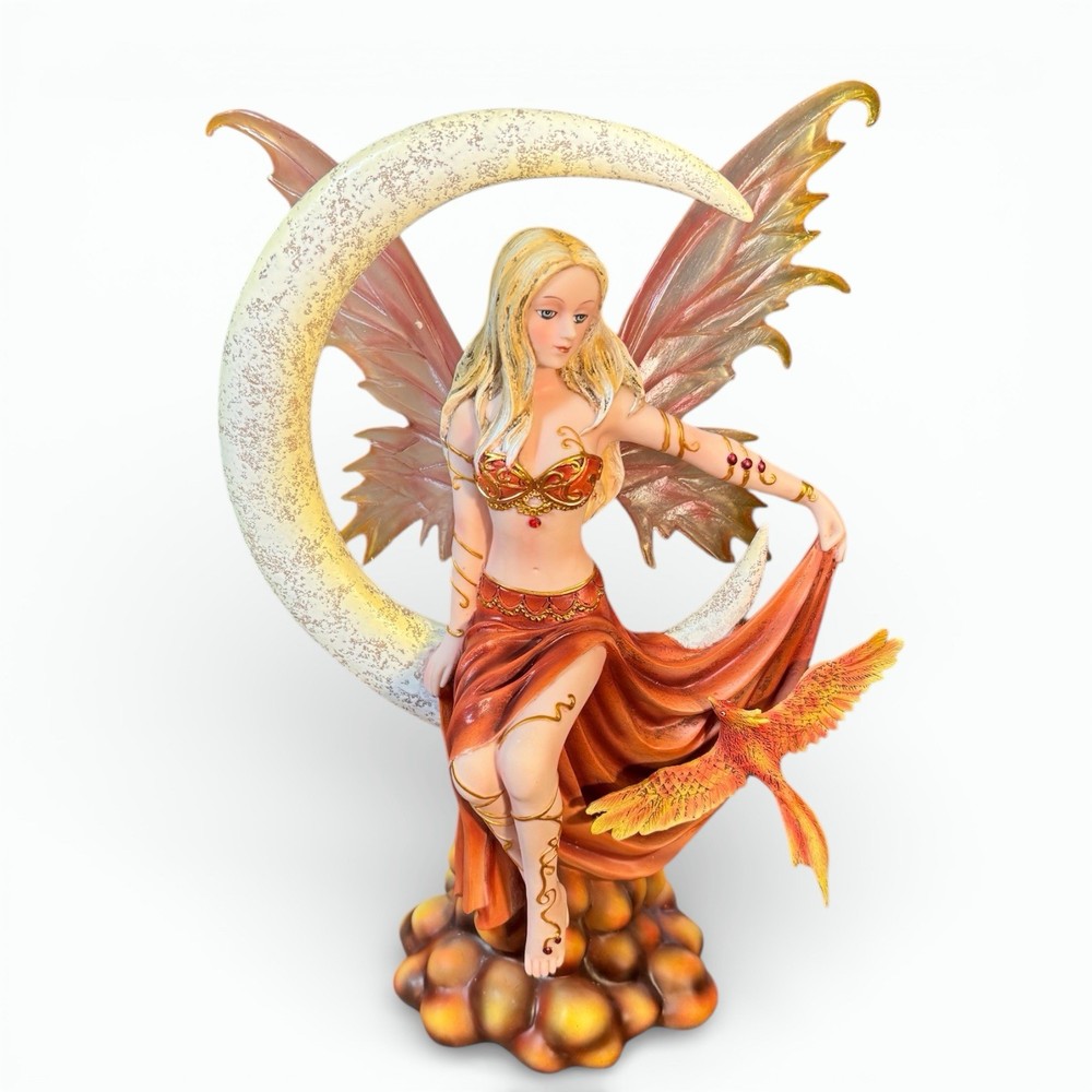 Fire Elements Celestial Moon Fairy Figurine by Nene Thomas new in box