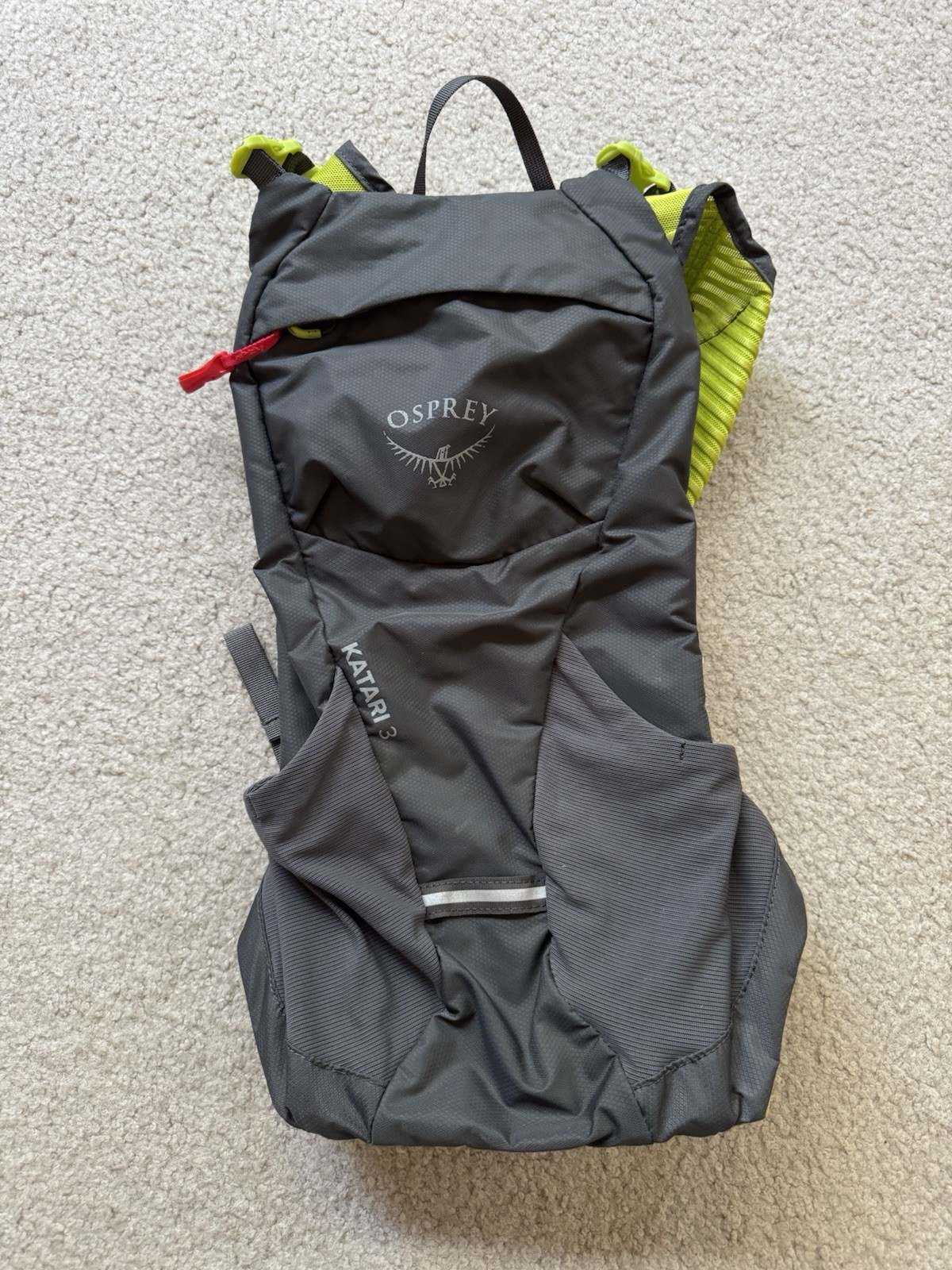 Osprey Katari 3 Hydration Pack/Backpack. Bladder Not Included