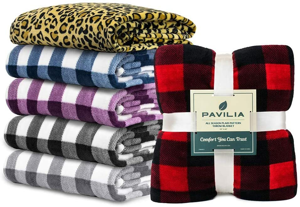 Soft Light Weight Microfiber Fleece Warm Throw Blanket for Couch Sofa Bed Chair gallery