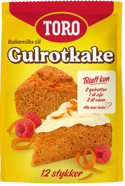 Carrot cake Baking Mix ( Toro gulrotkake ) 396g gallery