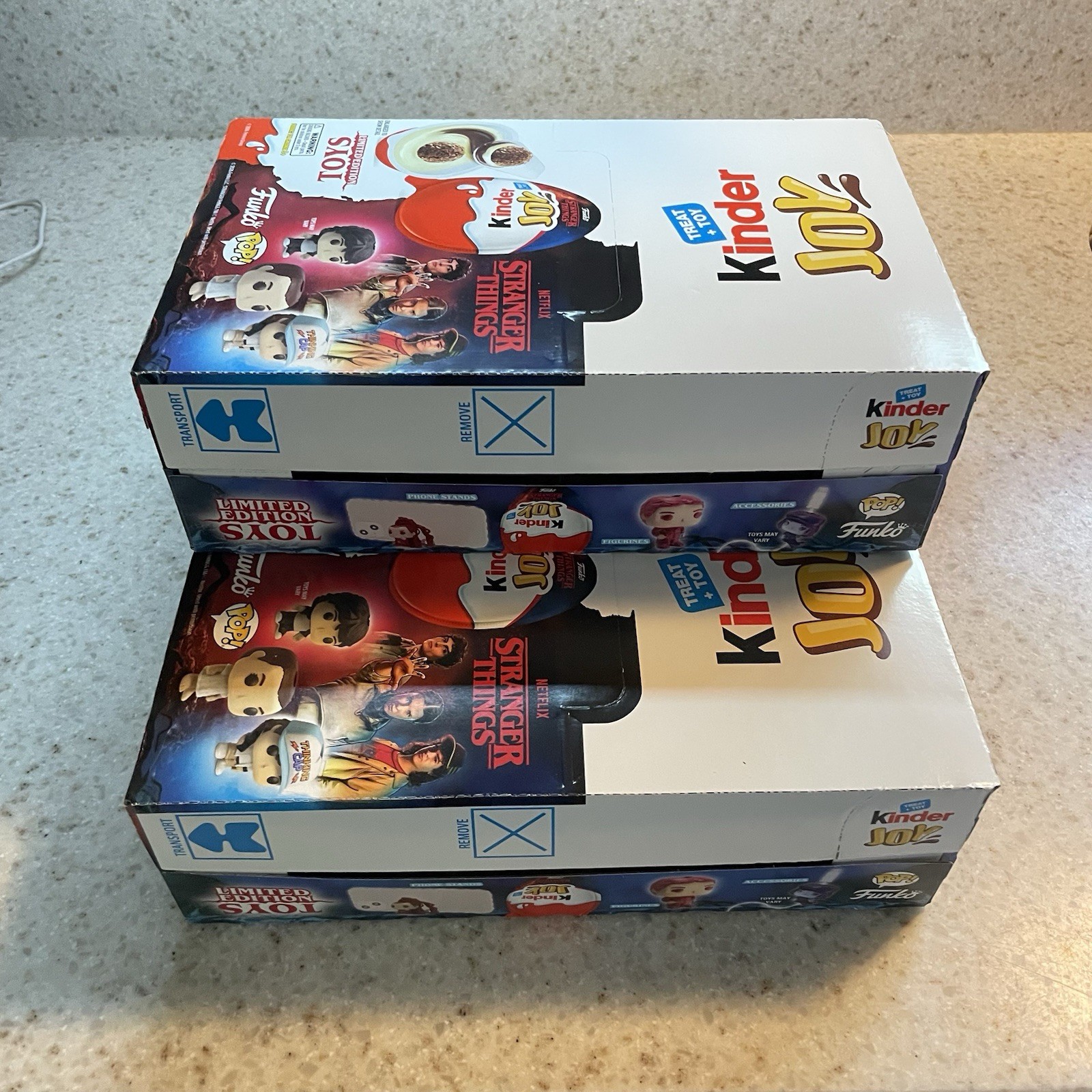 Kinder Joy Stranger Things Funko 15 Pack SEALED Read Disc gallery