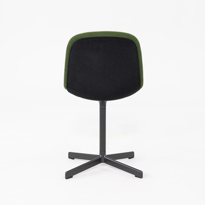 2020s Hay Neu 10 Dining Chairs with Forest Green Fabric 6x Available gallery