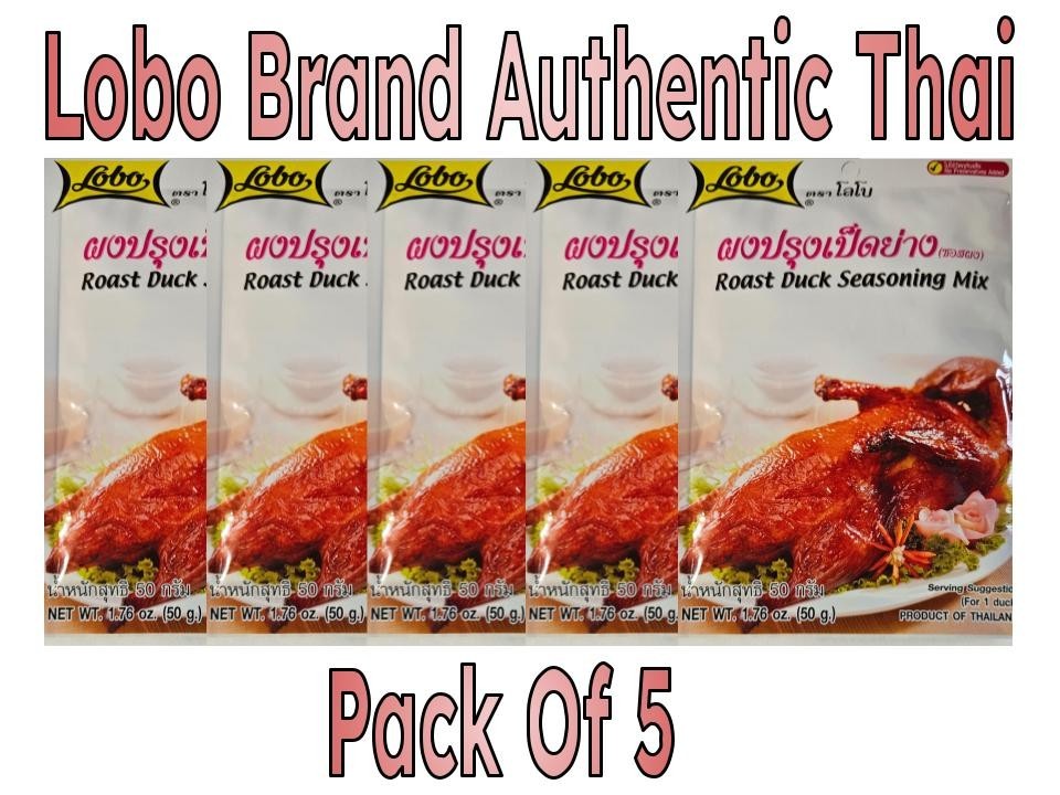 Lobo Roast Duck Seasoning Mix- Authentic Thai - Pack of 5 gallery