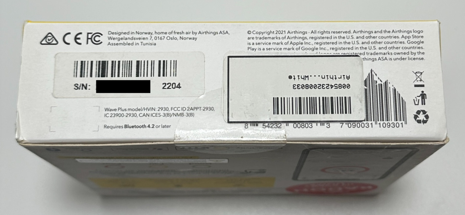 Airthings Wave Plus 2930 Smart Radon & Air Quality Monitor New (Bulk Available) gallery